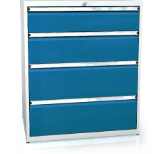 Drawer cabinet 1018 x 860 x 600 - 4x drawers